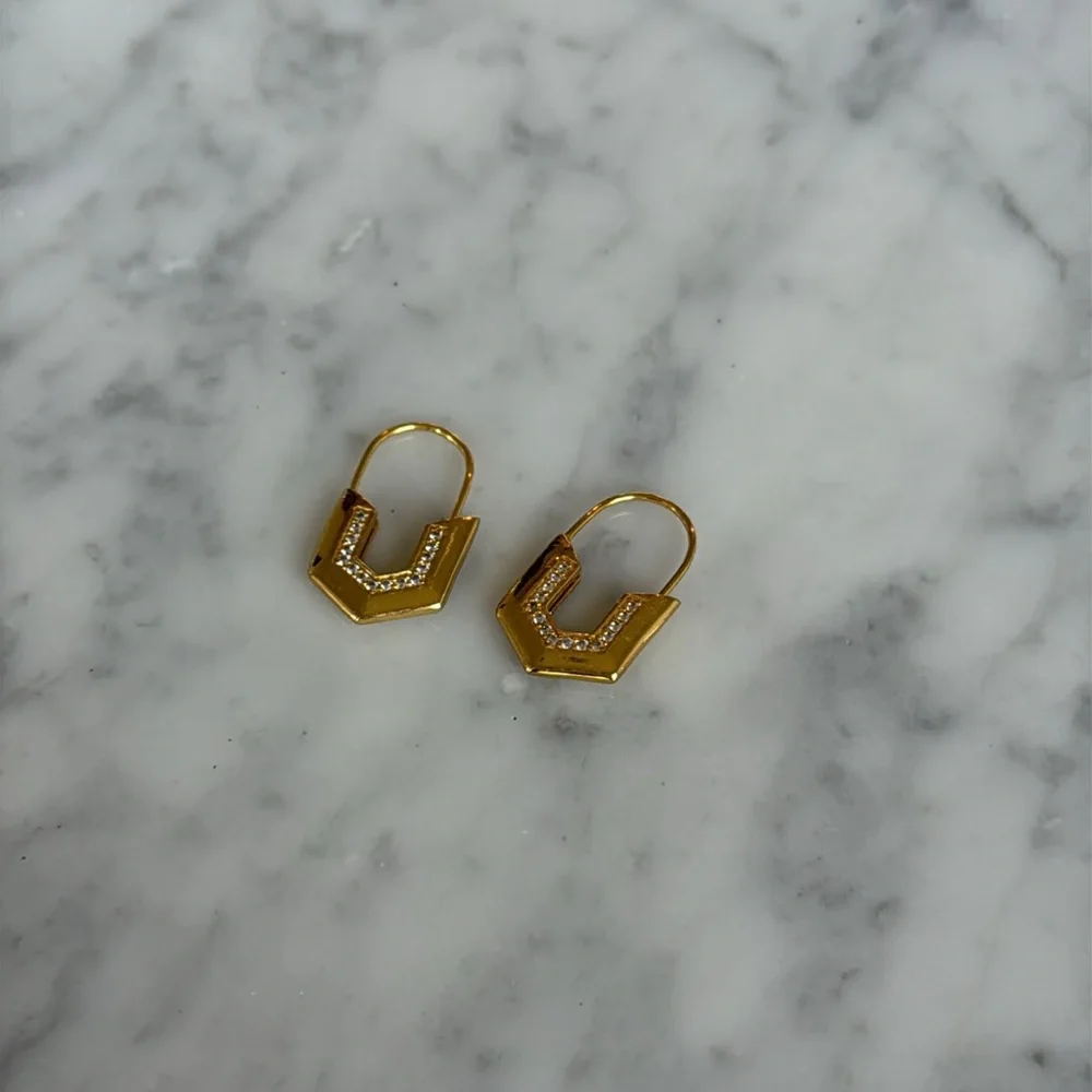 India Hicks Gold Earrings - Picture 2 of 4
